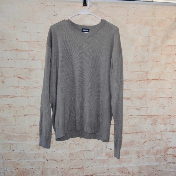 Blue Ocean V Neck Oversized Sweater - Picture 5 of 7